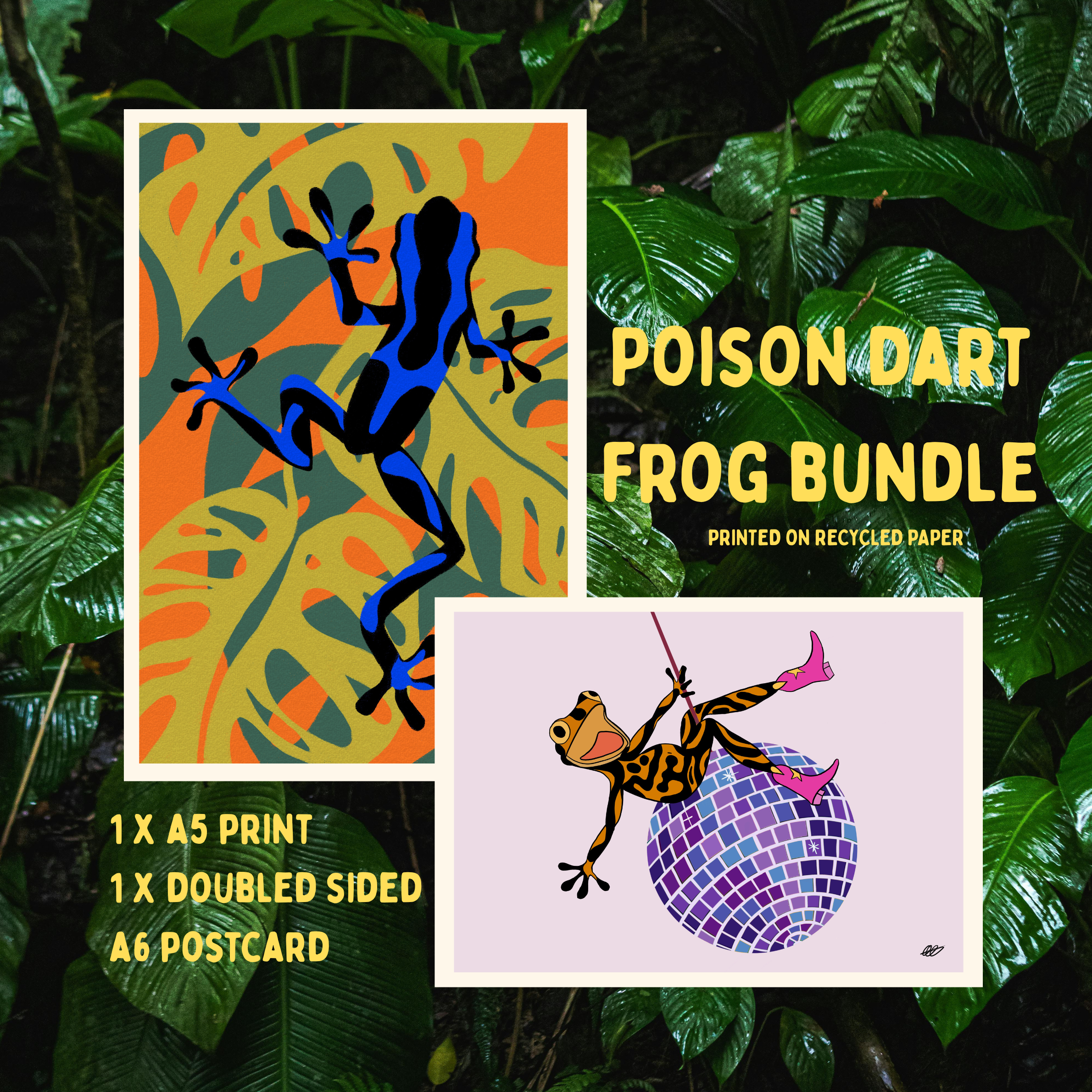 POISON DART FROG Print Bundle