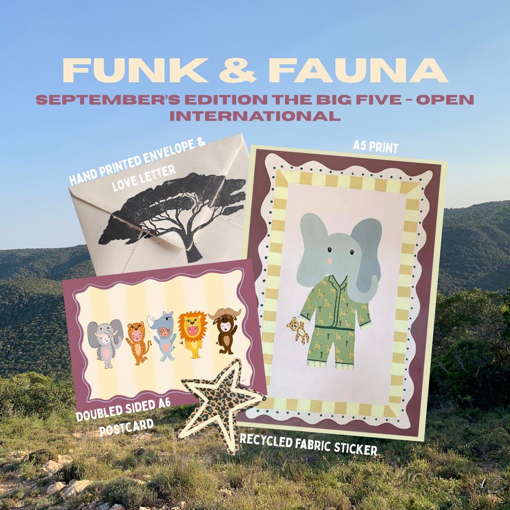(INTERNATIONAL) - FULL BLOOM TIER, Monthly Eco Friendly Print Club